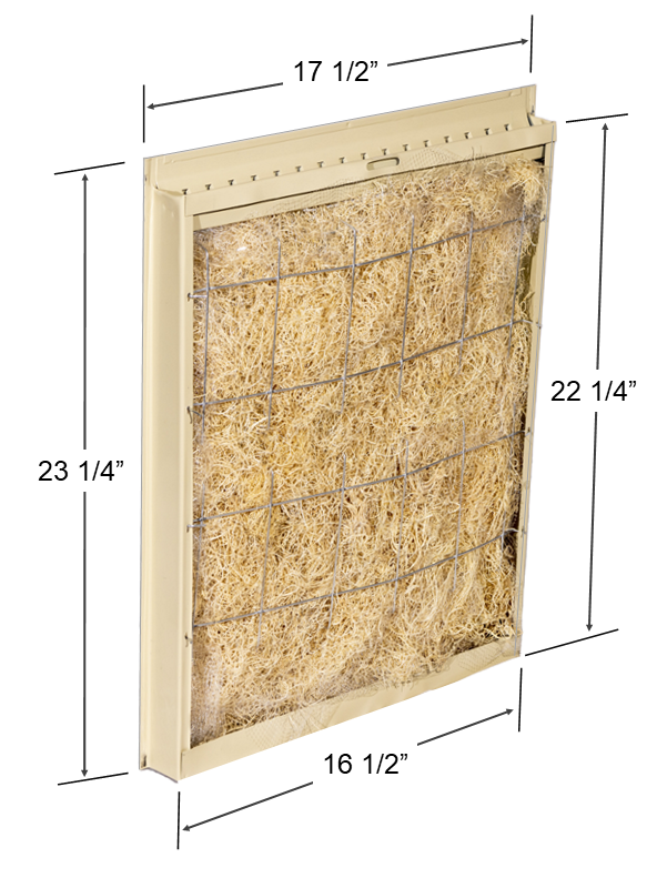 Door Panel ea W/Media, PN: DPA28