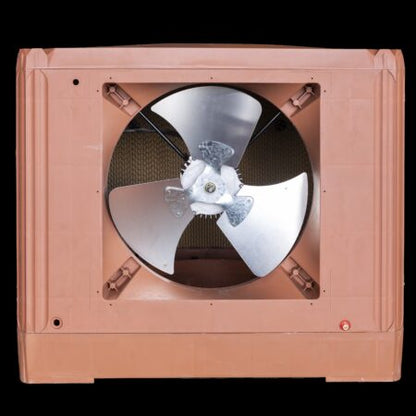 4800 CFM Plastic Evaporative Axial Fan Cooler 1/2HP 2-Speed 115V motor included. 2,000 sq. ft. (SIDE DRAFT ASSEMBLED) PN:DX4800S